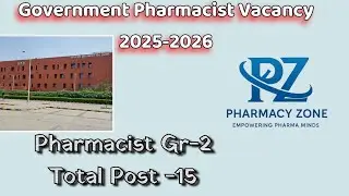 Latest Government Pharmacist Vacancy!!Kalyan Singh Super Speciality Cancer Institute Vacancy