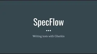 SpecFlow