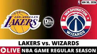 LOS ANGELES LAKERS VS WASHINGTON WIZARDS 🏀 NBA Game Score Radio JAN 30, 2026