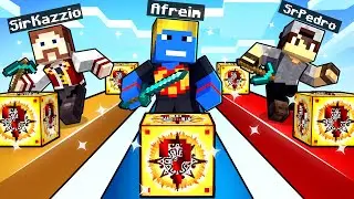 CORRIDA DE YOUTUBERS com LUCKY BLOCK INCA no MINECRAFT (SUPER OP)