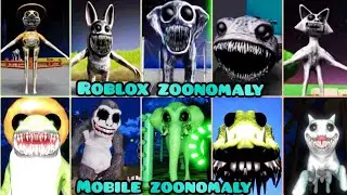 ZOONOMALY-Roblox vs mobile zoonomaly- All Jumpscares & All Monsters + All Bosses