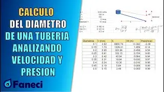 CALCULO DEL DIAMETRO DE UNA TUBERIA ANALIZANDO RESULTADOS DE VELOCIDAD Y PRESION💧