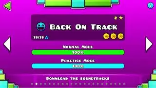 Back on Track (All Coins) - Geometry Dash