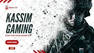 🔴 BGMI LIVE &ndash; PUSHING RANK TO CONQUEROR 🔥 | KASSIM GAMING