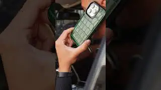 Black iPhone Crocodile Case | GENTCREATE