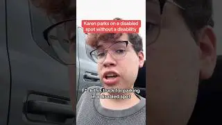 stop parking in disabled spots #funny #ragebait #disabled #wheelchair #storytime