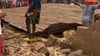 Section of Odokekere Junior High School Building Collapses in Lagos