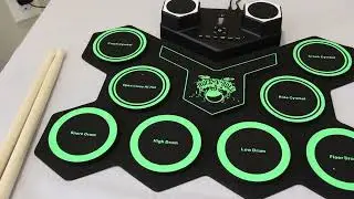 KD-19 Electric Drum Kit (Green)