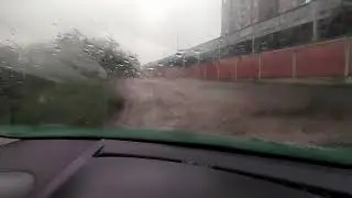 Girl Stuck Car Muddy Roads