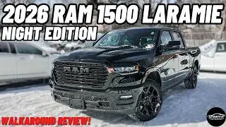 2026 RAM 1500 LARAMIE NIGHT EDITION! | *Full Walkaround Review* | The BEST Pick Up Truck?!