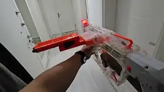 Nerf Modulus Ghost Ops Evader + Tri Strike Missile launcher POV Reload
