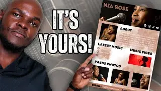 Customize this ARTIST EPK Template in Canva (DIY)