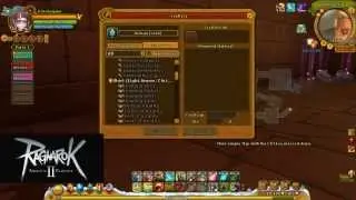 Ragnarok Online 2: Artisan Crafting Recipe (Osiris Material)