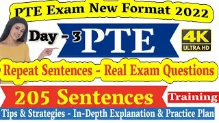 Repeat Sentences - 502 Real Exam Questions PTE Practice 2022 #repeatsentence #pteexampreparation