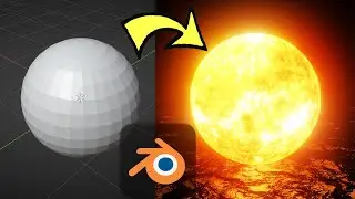 Create Sun in Blender3d #blender #blender3d #blendertutorial @BlenderOfficial