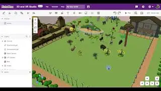 The first project l 3D and XR Studio l PictoBlox