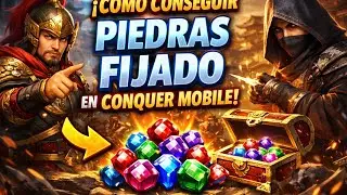Como conseguir piedras Fijado en Conquer Mobile
