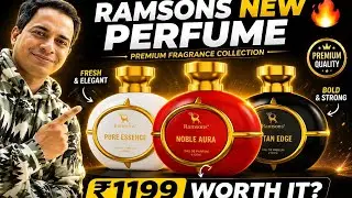 Ramsons New Perfume Launch 🔥 Noble Aura | Pure Essence | Urban Edge | Honest Review Hindi