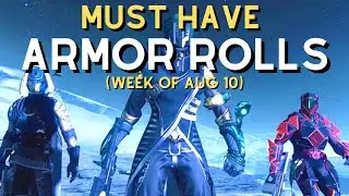 MUST HAVE Armor Rolls for ALL Characters (Aug 10 - Aug 16) | High Stat Armor in Destiny 2