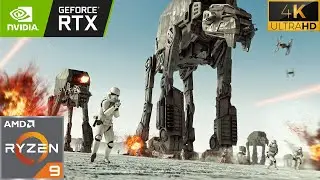 Star Wars Battlefront II: Crait | 4K | 60FPS | Max Graphics | RTX 3090 |  Ryzen 9 5950X