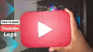 How to make youtube logo | Home made craft work | glowforge ideas #glowforge #craft #diy
