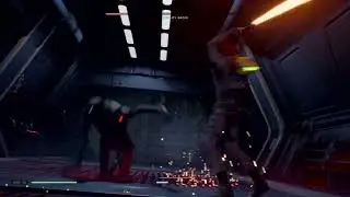 STAR WARS Jedi: Fallen Order™ | Boss Fight | Security Droid | Double-edged Lightsaber