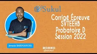 Corrig&eacute; &eacute;preuve de SVTEEHB au probatoire D  session 2022