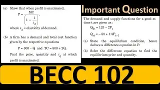 BECC 102 PREVIOUS YEAR PAPER QUESTION.