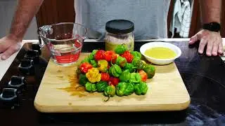 Homemade Trinidad Scotch Bonnet Pepper Sauce - Toby's BBQ Corner