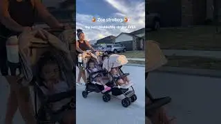 the best double to trio stroller ever! get $15 off with the 🔗 in my Instagram bio #momof3 #zoefam