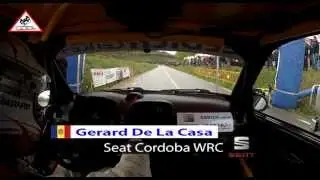On-Board Gerard De La Casa [Seat Cordoba WRC] Pujada Sant Mateu 2013 [Passats de canto]
