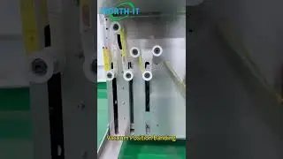 Vacuum position banding machine #automaticpacking