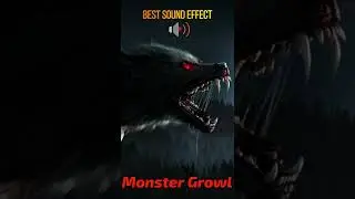 Monster Growl Sound Effect #soundeffect #shorts