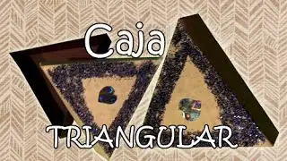 como hacer caja triangular