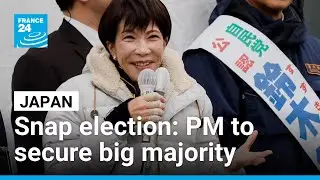 Japan's Takaichi set to secure big majority in snap election, according to exit polls &bull; FRANCE 24