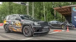 Jeep SRT8 Turbo vs Porsche 911 Turbo S