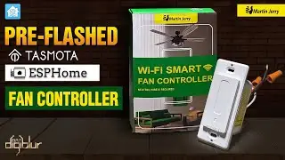 Pre-Flashed TASMOTA ESPHome Fan Controller - 100% LOCAL with bonus guts footage