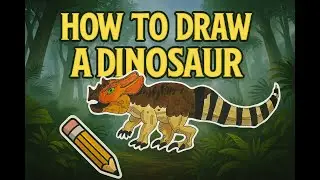 How To Draw A Dinosaur | Dolores Lego Set | Fun And Easy
