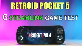 RETROID POCKET 5 : 6 steamlink game test
