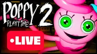 POPPY PLAYTIME Cap&iacute;tulo 2! ZERANDO ao VIVO com voc&ecirc;s! DESTINO de Mommy Long Legs! - FINAL