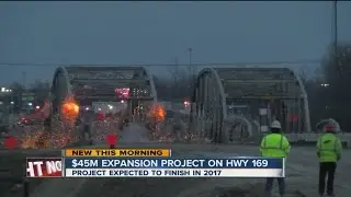 Bird Creek bridge gets demolished on Highway 169