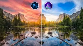 COMO TROCAR O CÉU DA FOTO | Photoshop VS Luminar