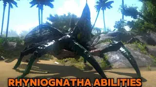 I will show all rhyniognatha  abilities  in  Ark mobile 