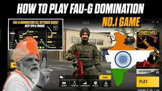 FAU-G DOMINATION ALL BASIC SETTINGS GUIDE IN HINDI | FAU-G GAMEPLAY | FAU-G TIPS & TRICKS! | TMK