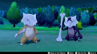 Marowak (Kanto & Alola Forms) In Camp - Pokemon Sword & Shield