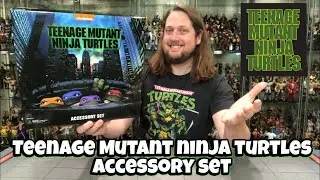 Teenage Mutant Ninja Turtles NECA Accessory Set Unboxing!