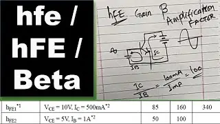 {362} hFE / hfe / бета транзистора / коэффициент усиления / бета постоянного тока / бета переменн...