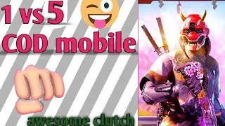Cod mobile battle royale 1vs 5|cod mobile battle royale gameplay (tips and tricks)