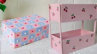 Waste Boxes Reuse Idea | Storage Box | Desk Organizer #bestoutofwaste #reuse #reuseideas #easycrafts