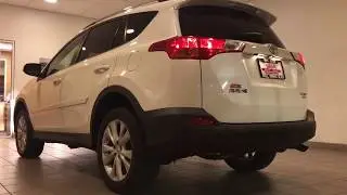 2014 Toyota RAV4 limited AWD blizzard pearl walk around